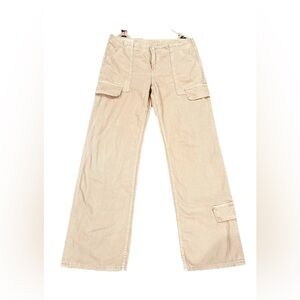 Zara Tan Cargo Pants NWOT